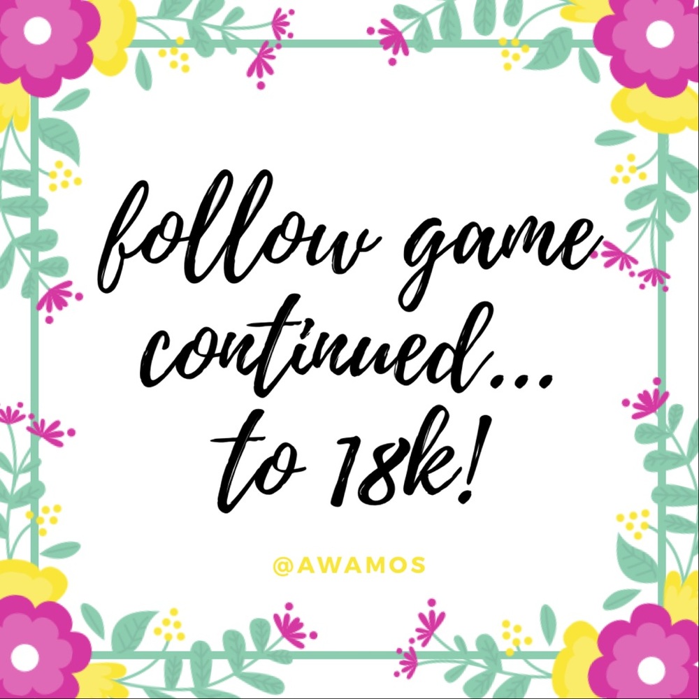 UPDATED FOLLOW GAME! - follow and be followed! - Picture 1 of 3